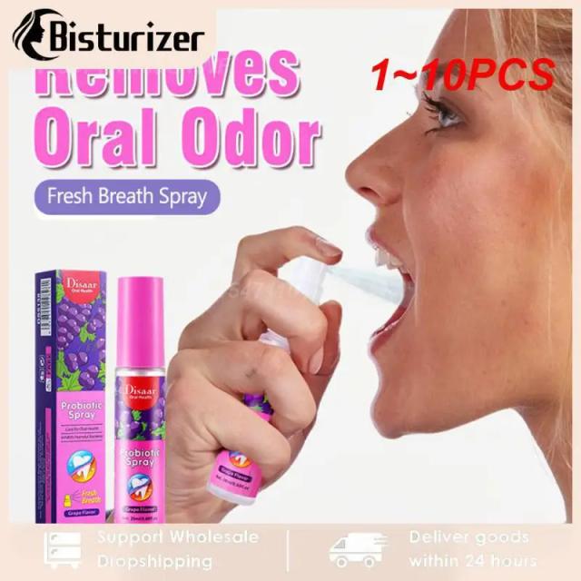 1~10PCS Spray Mouthwash Net Taste Small Oral Cleaning Skin Management Oral Freshener Boxed Portable Mouth Spray Gargle Spray on Productcaster.