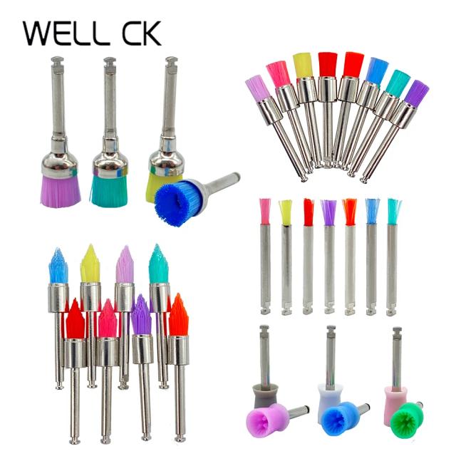 50pcs/Box Dental Materials Prophy Brush Dentistry Polisher Disposable Dental Care Brush Head Prophylaxis Brushes on Productcaster.