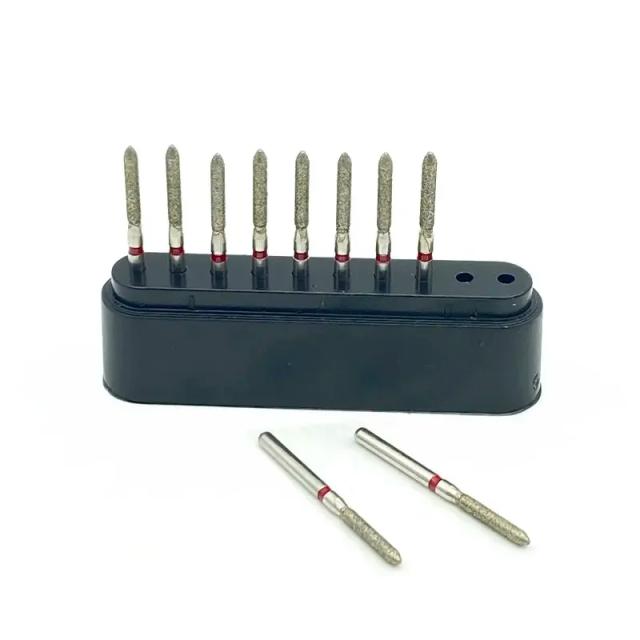 10pcs/set Dental Diamond Burs Drills for High Speed Handpiece Dental High Speed Burs Dentist Polish Tool on Productcaster.