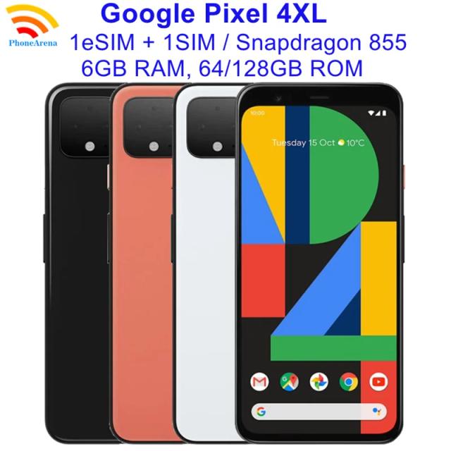 Original Google Pixel 4XL 4 XL XL4 6.3" 6GB RAM 64/128GB ROM NFC Octa Core 4G LTE Unlocked Android Cell phone on Productcaster.