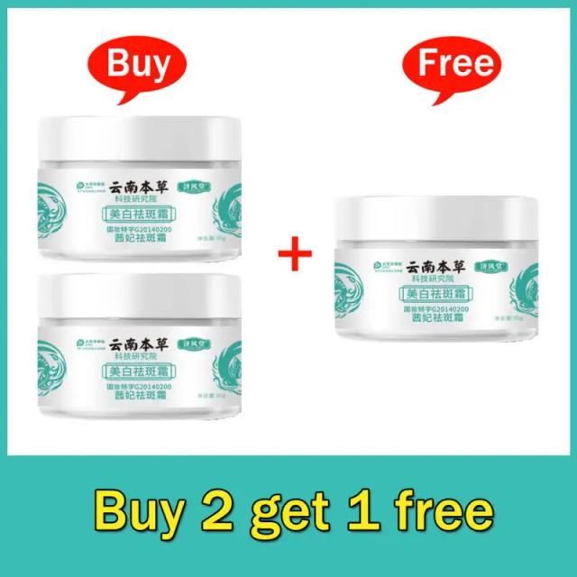 Yunnan Herbal Whitening Freckle Cream Moisturizing Moisturizing Remove Acne Spots Cream Freckle Removing Cream Skin Care Product on Productcaster.