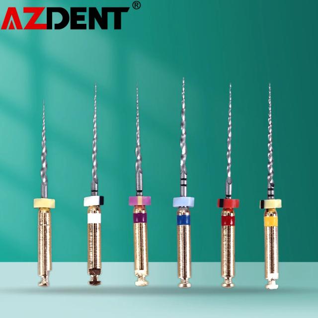 AZDENT 6Pcs/Pack SX-F3 Dental Instrument Files Root Canal Engine Use Endondontic on Productcaster.