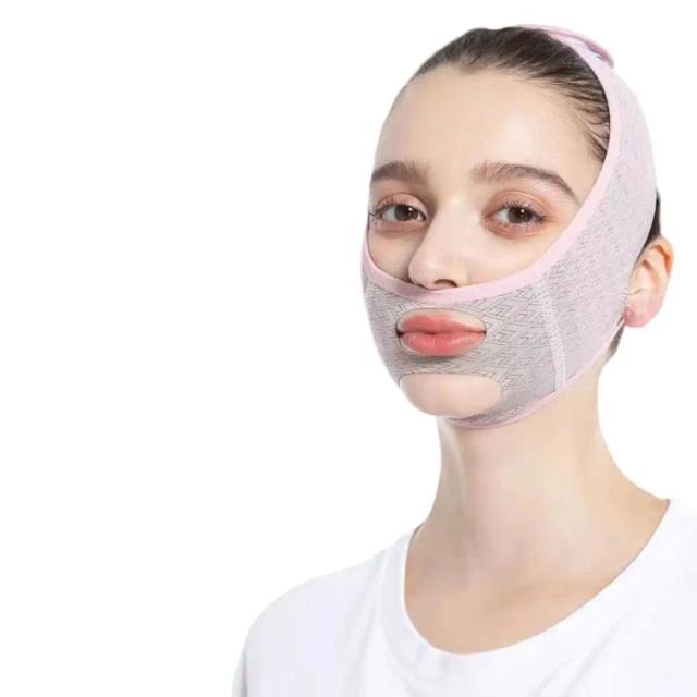 Up Mask Double Chin Reducer Face Sculpting Sleep Mask Facial Slimming Strap Face Lifting Belt V Line Shaping Face Masks on Productcaster.