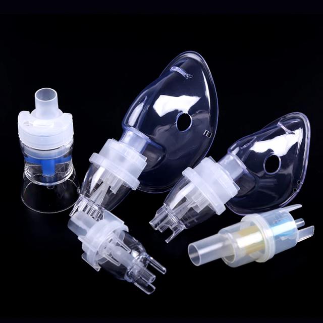 Medical Inhaler Set Nebulizer Masks Nebulizer Cup Food Grade Mouth Nose tube Inhalation Atomization Accessories for Child Adult on Productcaster.