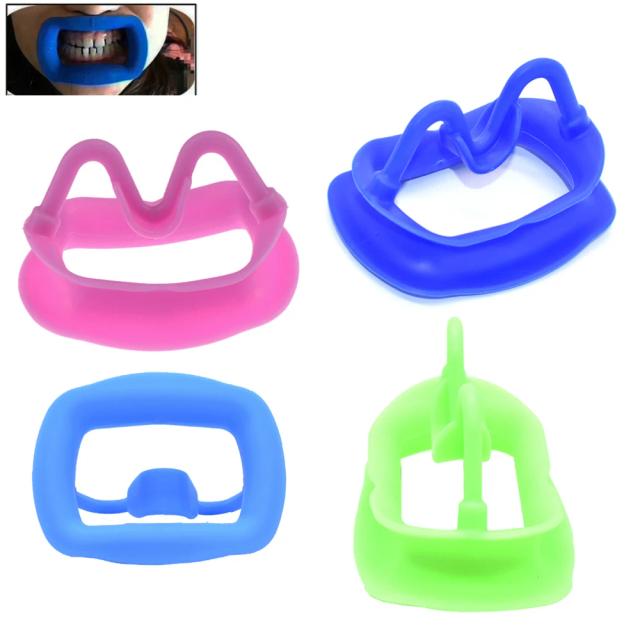 3 pc Silicone Mouth Opener Dental Orthodontic Cheek Retracor Tooth Intraoral Lip Cheek Retractor Soft Silicone Oral Care on Productcaster.