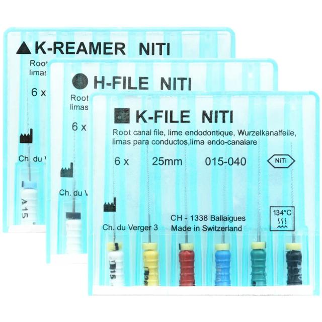 1 Pack 21/25mm Dental K-FILE H-FILE K-REAMER NiTi Flexible Endo Root Canal Files Endodontic Nickel Titanium Dentistry Instrument on Productcaster.