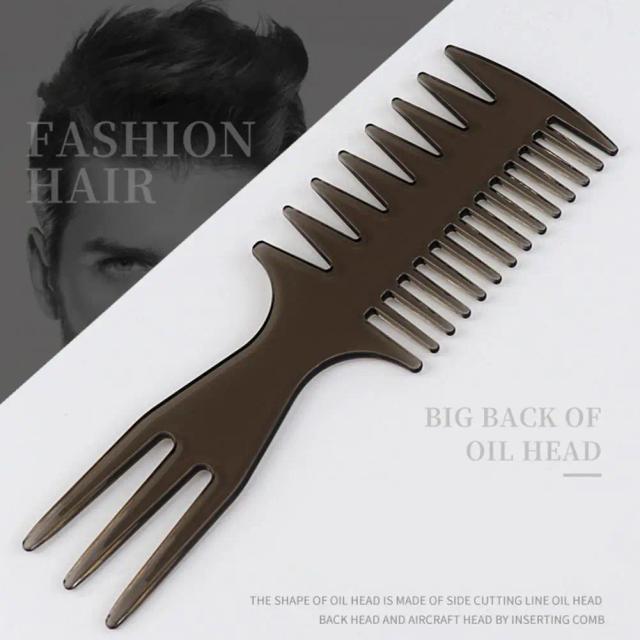 6Pcs/Set Men Comb Practical Big Back Oil Head Kit Smooth Tip Hairdressing Comb on Productcaster.