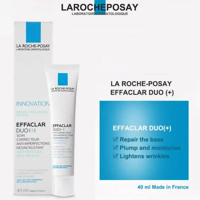 40ML Original La Roche Posay Effaclar Whitening Acne Removal Cream Face Skin Care Acne Spots Oil Control Acne Moisturizing Cream on Productcaster.