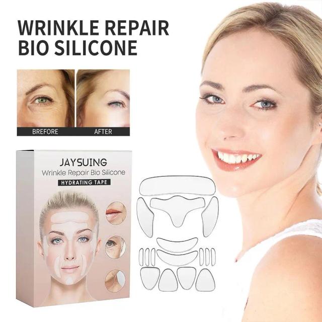 Reusable Silicone Anti Wrinkle Patches For Face Forehead Neck Eye Overnight Wrinkle Removal Sticker Pad Face Lifting Mask T G0X7 on Productcaster.