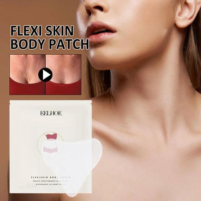 Reusable Silicone Body Patch Wrinkle Removal Lifting Strips Set Neck Line Remover Anti Aging Elastic Skin Patch on Productcaster.