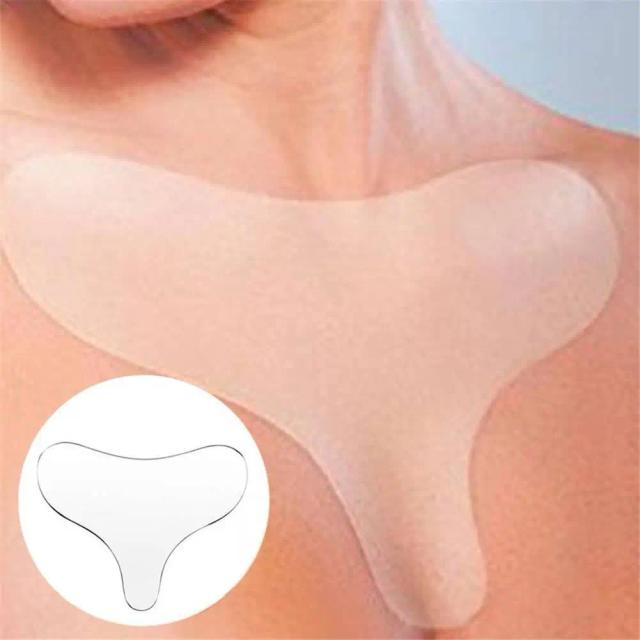 Reusable T Anti Wrinkle Chest Pad Silicone Transparent Removal Patch Face Skin Care Anti Aging Breast Lifting Chest Patch Flesh on Productcaster.