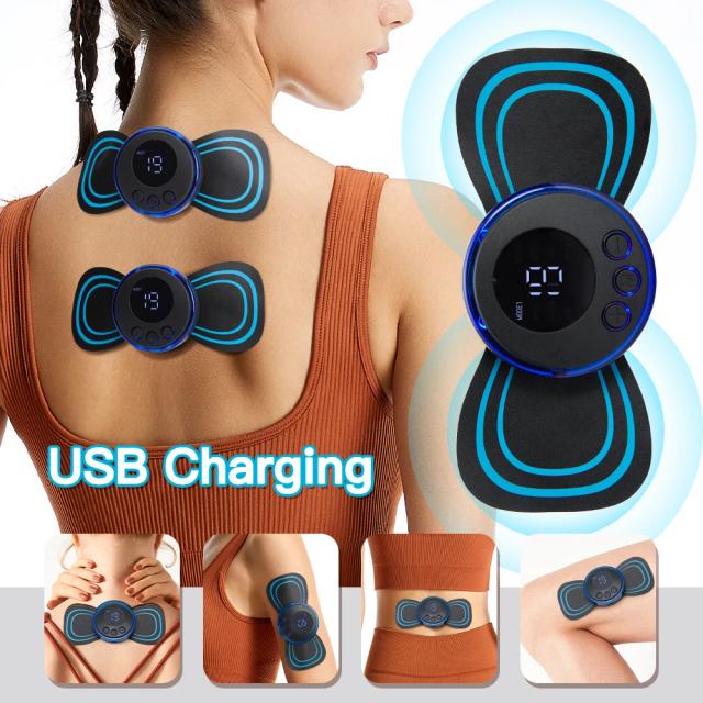 Neck Rechargeable Massager Electric Neck Massage EMS Cervical Vertebra Massage Patch for Muscle Pain Relief,Support Dropshipping on Productcaster.