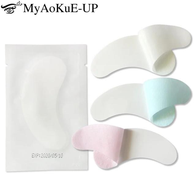 50pairs Eye Patches Under Eye Pads Paper Gel Lash Pad Eye Sticker Tips Wraps Hydrogel Eyelash Extension Patch Makeup Tool on Productcaster.