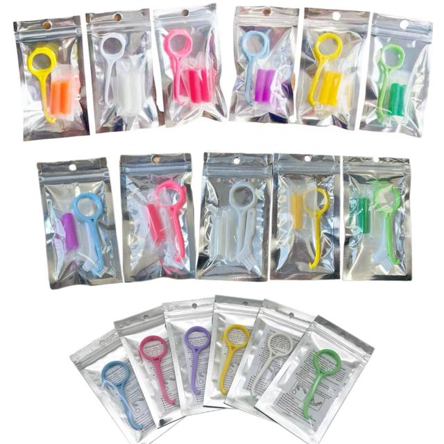 10/50/100Pcs Dental Brace Extractor Orthodontic Aligner Chewies 6 Fruit Scents Oral Teeth Aligner Removal Hook Tool Set 3 Types on Productcaster.