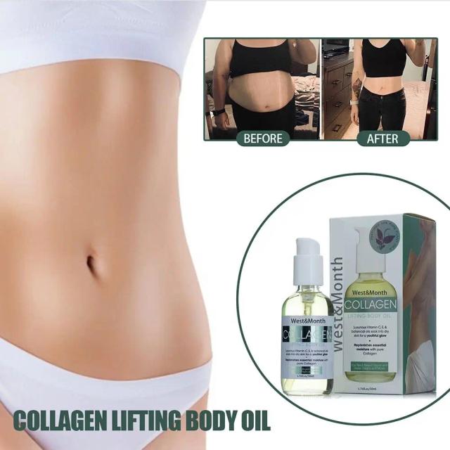 Massage Essential Oil Anti Cellulite Firming Body Oils Collagen Slimming Body Oil Arm Waist Fat Burner Body Lifting Oil on Productcaster.