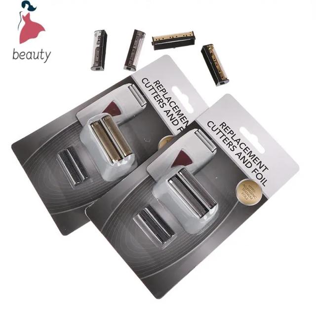 Professional Hair Clipper Replacement 3D Intelligent Floating Shaving Blades Shaver Head Sets For Andis Gold/Sliver on Productcaster.