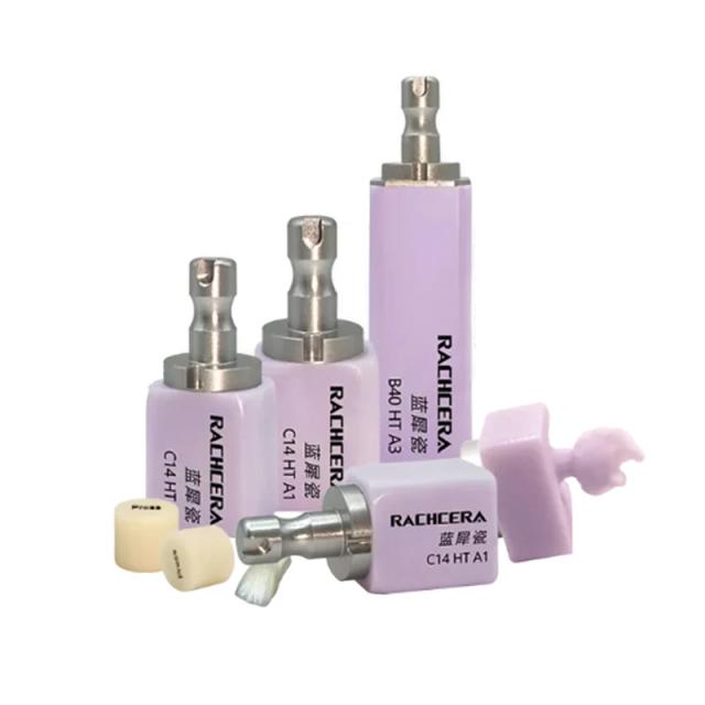 5 Pcs/box C14 HT/LT Dental Lithium Dislicate Blocks Ceramic Block For Sirona System on Productcaster.