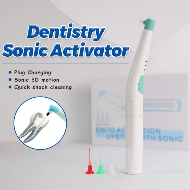 Flexible Dental Sonic Cleaner Irrigator Activator With 90 PCS Endo Root Canal Tips Endodontic Kit Dentistry Instrument on Productcaster.