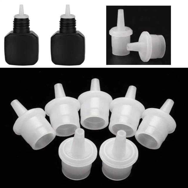 Eyelash Glue Bottle Blocking Needle adhesive glue cap plug Universal Replacement Glue Mouth Head Eyelash extension Tools on Productcaster.