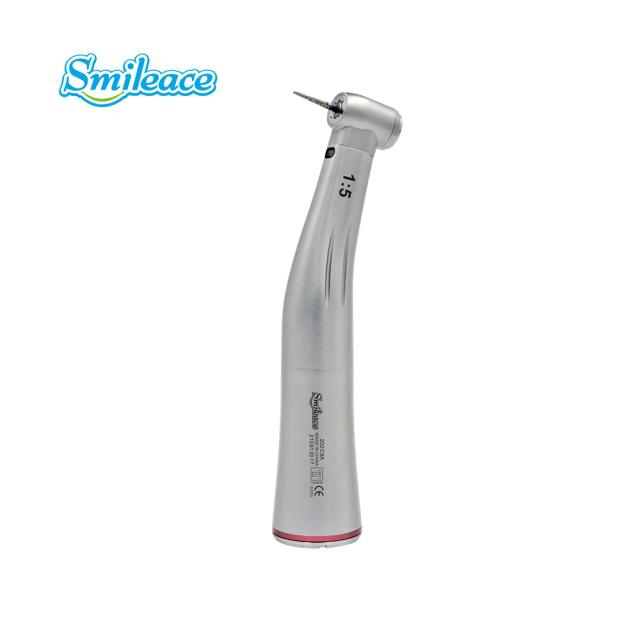 Dental 1:5 Fiber Optic Handpiece Increasing Contra Angle Internal Water Spray Low Speed Surgical Handpiece For Lab Dentist on Productcaster.