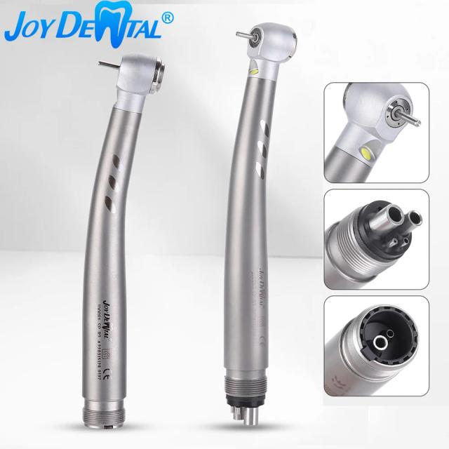 Dental LED Handpiece Integrate E-generator High Speed Ceramic Bearing Standard Head Push Button 4 Water Spray 2/4 Holes on Productcaster.