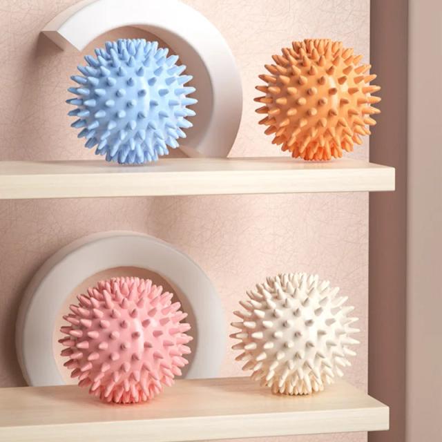 Hedgehog Massage Ball Yoga Fascia Ball Sports Fitness Muscle Relaxation Massage Stick Shoulder Neck Leg Sole Meridian Ball on Productcaster.