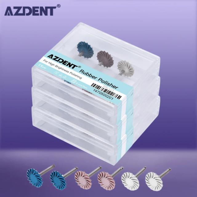 AZDENT 18pcs/3Box Dental Composite Resin Polishing Disc Kit Spiral Flex Brush Burs Diamond System RA disc 14mm Wheel on Productcaster.