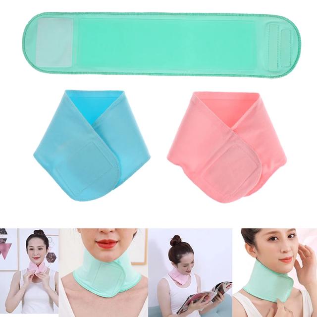 Neck Moisturizing Gel Anti Wrinkles Wrap SPA Neck Care Whitening Scarf Mask on Productcaster.