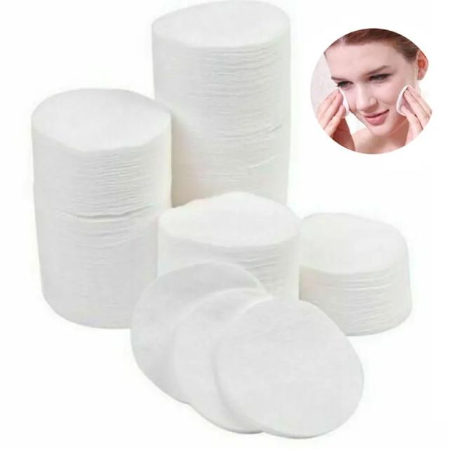 100Pcs Make Up Cotton Swabs Clean Nail Pads Artistic Soft Cleansing Pads Daily Cotton Supplies Face Cotton Makeup Removal Tool on Productcaster.