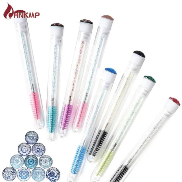 Reusable Eyebrow Brush Tube Grafting Eyelash Brush Eyebrow Brush Replaceable Dust-proof Sparkling Disposable Makeup Salon Makeup on Productcaster.