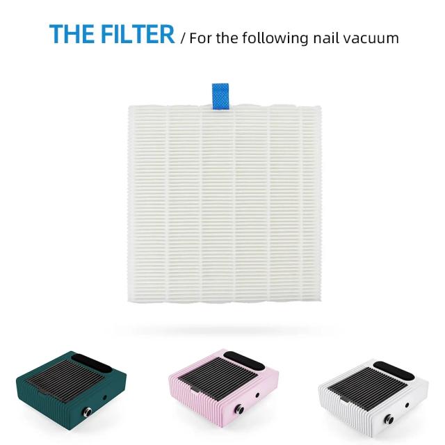 1/2 Pieces 80w Nail Dust Collector Filter Manicure Machine 858-1 Original Accessories Screen Plate on Productcaster.