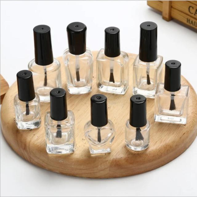 2ml5ml10ml15ml Nail Polish Bottle Nail Gel Empty Bottle with Brush Glass Empty Blending Bottle Nail Gel Empty Bottle Container on Productcaster.