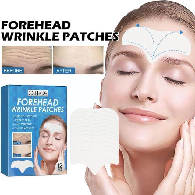 Anti-wrinkle Forehead Line Removal Gel Patch Firming Treatment Stickers Moisturizng Face Skin Anti-aging Care Frown Mask U9W7 on Productcaster.