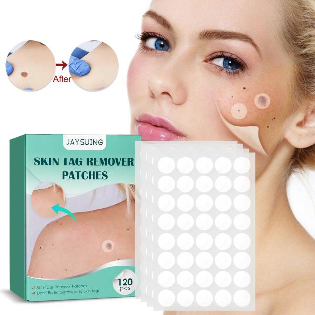 120pc/box Warts Remover Patch Skin Tags Pimple Treatments Cream Hydrocolloid Gel Foot Corn Plaster Acne Warts Invisible Stickers on Productcaster.