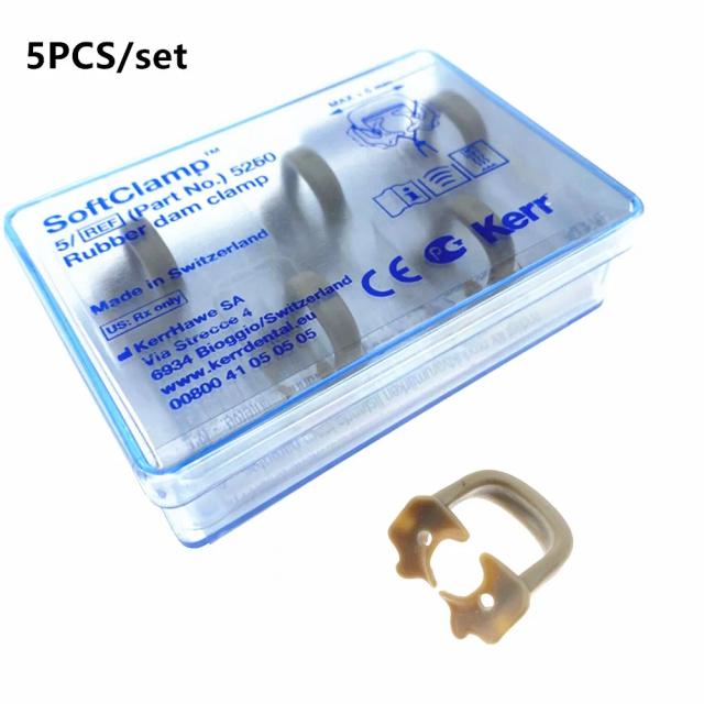 Dental Kerr Soft Clamp Universal Rubber Dam Sundries Molar Teeth Polymer on Productcaster.