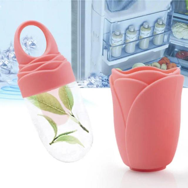 Silicone Apply Ice Mask Anti-puffiness Skin Care Face Care Products Beauty Health Ice Roll Contour Ice Mask Apply on Productcaster.