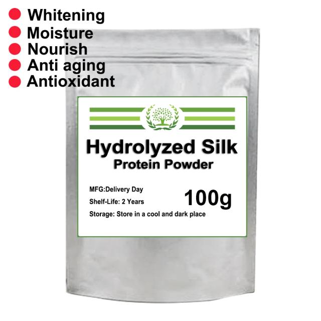 Hot Selling Hydrolyzed Silk Protein Powder Amino Acid Powder Deep Whitening, Moisturizing and Anti-aging Raw Materials on Productcaster.