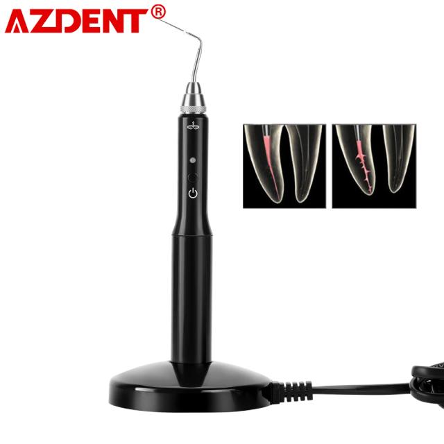 AZDENT Dental Cordless Gutta Percha Obturation System Endo Heated Pen 2 Tips Lab 3 Seconds Rapid Heating Endodontic Root Tools on Productcaster.