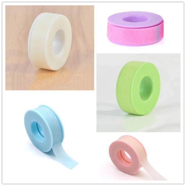 Non-woven Medical Silicone Gel Eyelash Tape Breathable Sensitive Resistant Pink/Blue Eye Pad Eyelash Extension Tools on Productcaster.