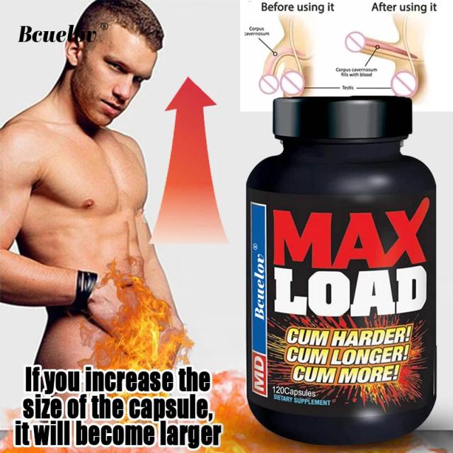 MD Laboratories Max Load Male Enhancement Booster - Dietary Supplement - Build Endurance, Muscle Mass, Enhance Sexual Orgasm on Productcaster.