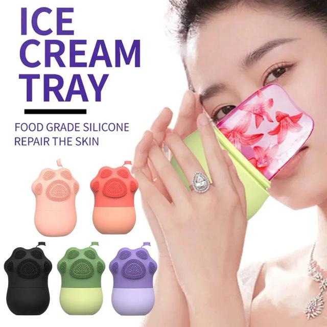 Silicone Ice Face Roller Cylindrical Lifting Contouring Wrinkle Tool Lifting Beauty Tools Mould Reduce Roller Acne Face Fac O8N8 on Productcaster.