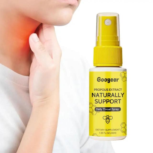 Propolis Oral Spray Natural Bee Propolis Liquid Extract Throat Relief Mist 30ml Antioxidant Dietary Supplement For Oral Health on Productcaster.