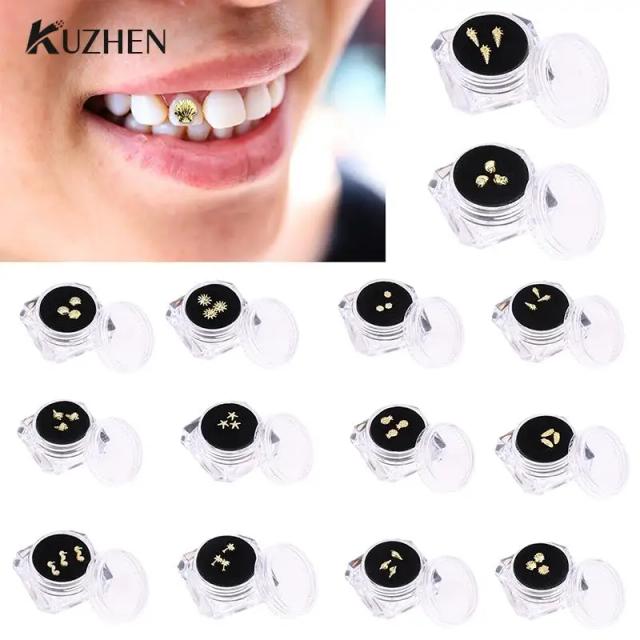 3Pcs/box Fashion Dental Crystal Tooth Jewelry Diamond Ornaments Tooth Gems Various Animal Shapes DIY Teeth Decoration on Productcaster.