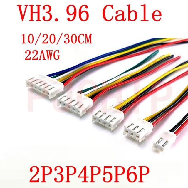 5PCS JST VH3.96 VH 3.96mm Female Housing Plug Connector Wire Cable 2 3 4 5 6 7 8 9 10Pin 22AWG Wire 20cm Length on Productcaster.