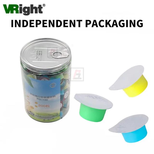 10PCS Dental Tooth Polishing Paste Jelly Fruity Polishing Paste Teeth Whitening Polish Grit Mint Flavor Drop Shipping on Productcaster.