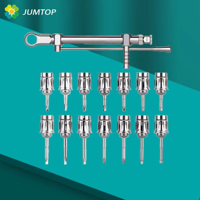 2pcs Dental Universal Implant Torque Screwdrivers Osstem Dentium Nobel Ankylos Prosthetic Screw Driver Torque Wrench Dentistry on Productcaster.