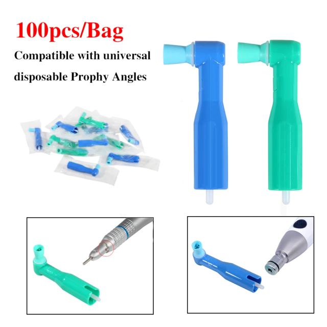 100pcs/Bag Disposable Prophy Angles Soft/Hard Polishing Cup High Quality individual Fit Universal/ Straight Low Speed Handpieces on Productcaster.