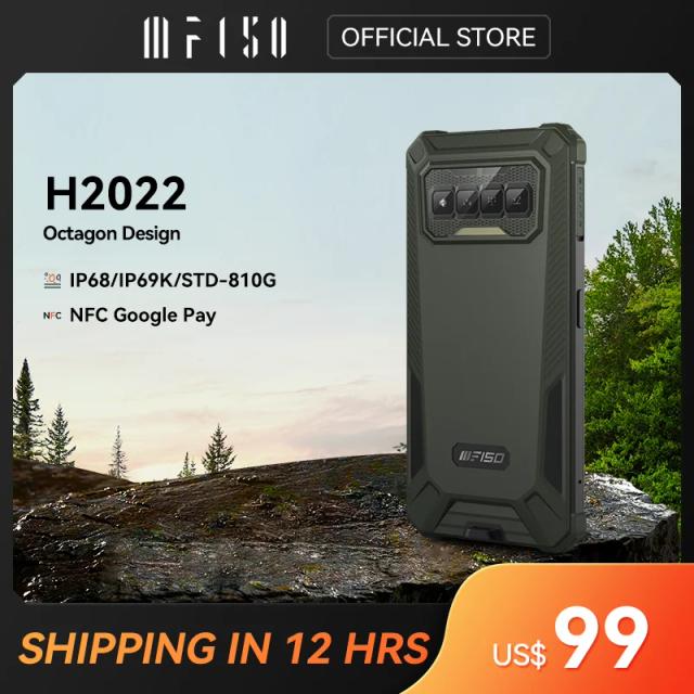 IIIF150 H2022 Rugged Smartphone 4GB 32GB 5.5 Inch HD+ Display 13MP Camera 4800mAh Mobile Phone NFC 4G LTE Waterproof Cellphones on Productcaster.