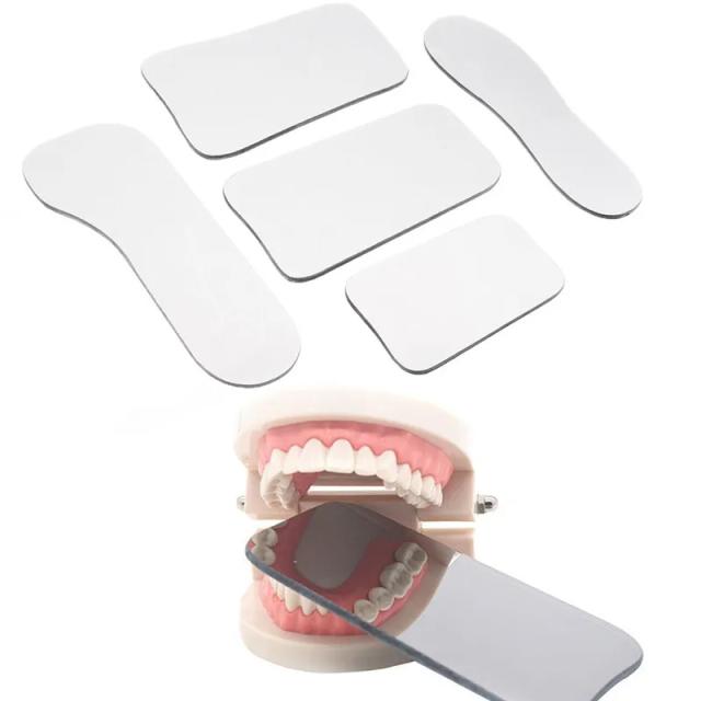 Dental Orthodontic Intraoral Photography Reflector Mirrors Double-Sided Glass Mirror Dental Tools Glass Material on Productcaster.