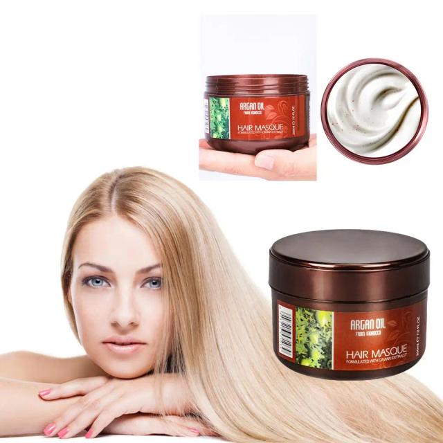 2023 Natural Hair Organic Mask Repair Hair Treatment Essence Moisture Deep Conditioner For Dry Brittle Hai End To Hair Loss I0L7 on Productcaster.